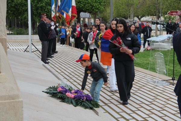 Commémoration du 108ème anniversaire du Génocide Arménien de 1915 à Chalon-sur-Saône