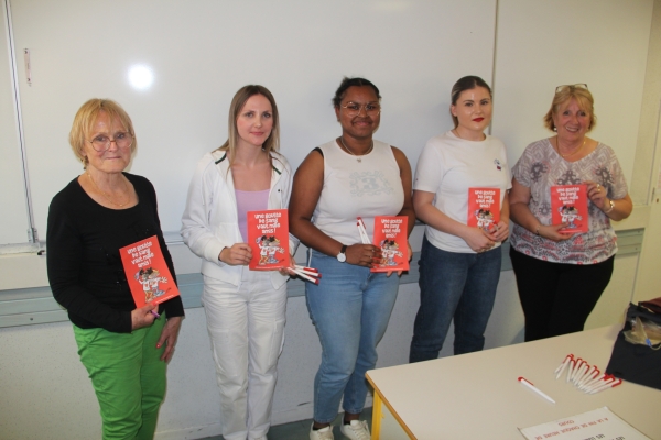 Chef-d'œuvre autour du don du sang au lycée Émiland Gauthey