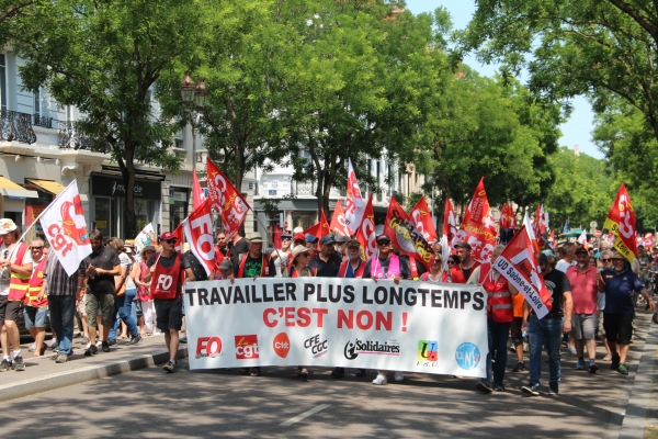 Réforme des retraites : Revivez la 14ème journée de mobilisation à Chalon-sur-Saône contre la réforme des retraites