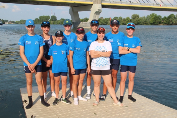 Les jeunes du Cercle de l'Aviron de Chalon-sur-Saône parés pour les championnats de zone J14 et J16 à Mâcon