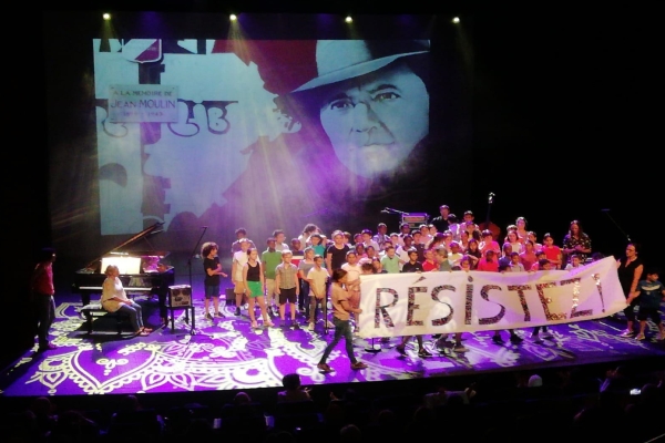 Concert «Résistez !» ou quand des élèves de l'école Jean Moulin rendent un vibrant hommage aux actes héroïques de la Résistance française