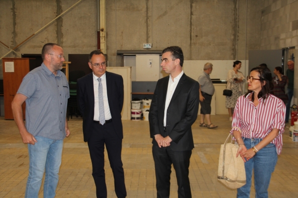 Visite de fin de travaux des nouveaux locaux de la Régie de quartier des Prés Saint-Jean