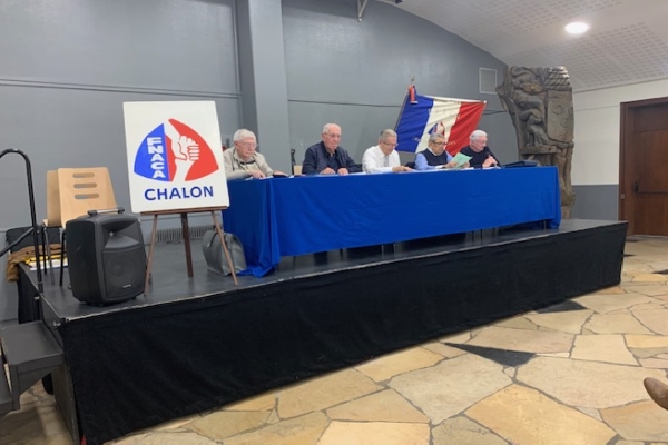 Le Comité de Chalon-sur-Saône de la FNACA en assemblée générale
