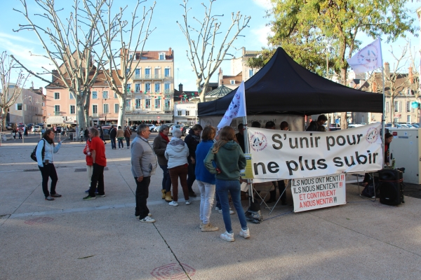 Le Collectif Chalonnais Libertés et Vérités poursuit la lutte contre vents et marées