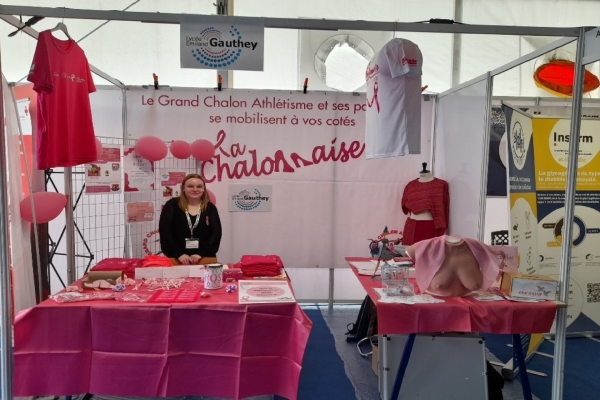 FOIRE DU GRAND CHALON - Vente solidaire de t-shirts pour Octobre Rose