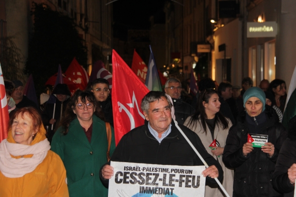 Marche contre la Guerre : un premier rassemblement à Chalon-sur-Saône pour appeler à «un cessez-le-feu immédiat à Gaza»