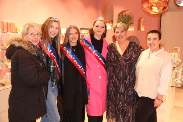 Quand les reines du Carnaval de Chalon font leurs emplettes 