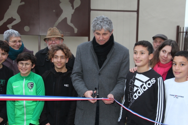 Charreaux : Inauguration de la structure végétalisée d'entrée de quartier