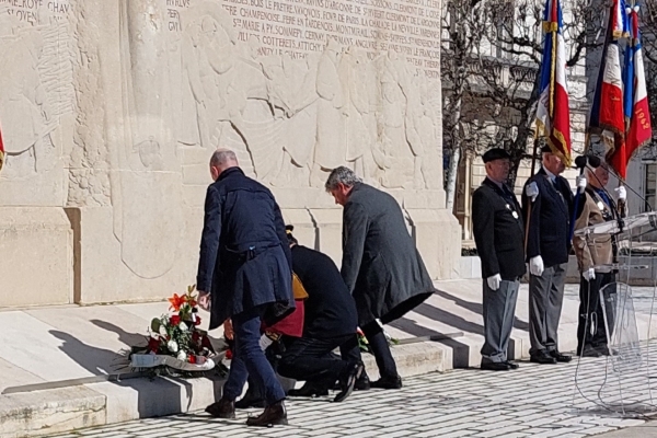 19 mars 1962 : à Chalon-sur-Saône, une cérémonie pour se souvenir et s'unir