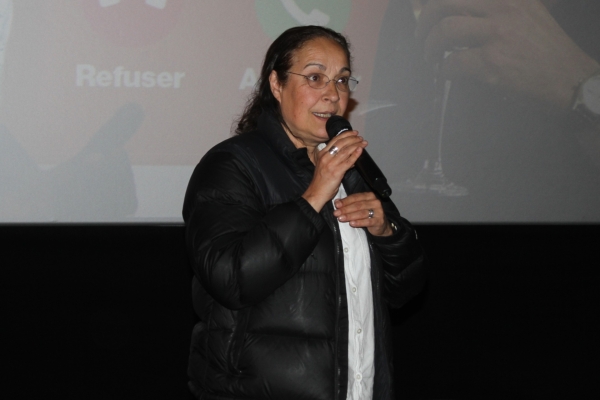 La réalisatrice Fabienne Godet de passage au Mégarama Chalon