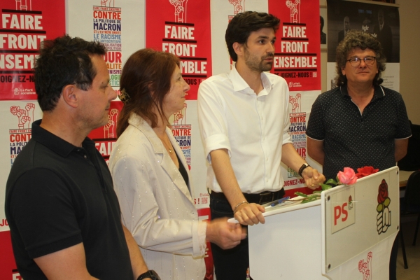Législative partielle dans la 5ème circonscription de Saône-et-Loire : Au QG des socialistes à l'annonce des résultats