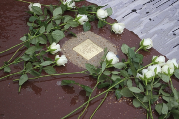 À Chalon-sur-Saône, une pose de Stolperstein à la mémoire de Roger Gerschel,  victime du nazisme