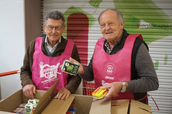 Les bénévoles des Restos du Cœur mobilisés pour la collecte d'automne à Chalon-sur-Saône