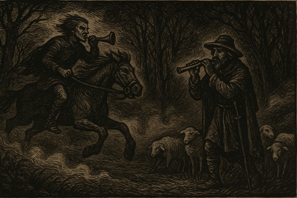 Mystères du Chalonnais et de Saône-et-Loire : Les Âmes du Bocage ou quand le Chasseur Maudit et le Berger Lustique hantent les nuits de la Bresse bourguignonne