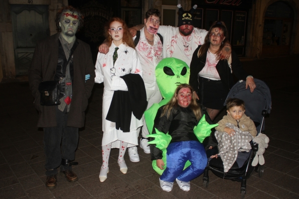 Halloween timide dans les rues de Chalon-sur-Saône