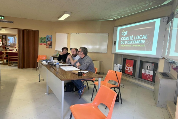Bilan de mi-mandat pour le Comité local de l'UL CGT du Chalonnais