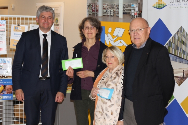Soutien renouvelé du Lions Club Mercurey Côte Chalonnaise aux associations du Centre hospitalier William Morey