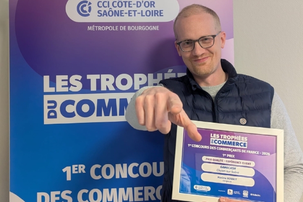 Gamecash Chalon-sur-Saône récompensé : Maxime Bonnot décroche le Prix Expérience Client 2026