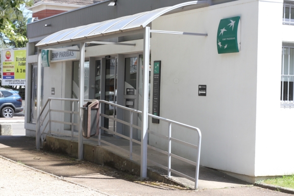 L'agence BNP Paribas Chalon-sur-Saône Avenue de Paris fermera fin juin