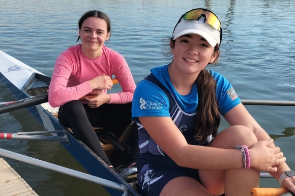 Le Cercle de l'Aviron de Chalon-sur-Saône engagé aux Championnats de Bourgogne Franche-Comté U15