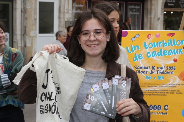Un tourbillon de cadeaux a soufflé sur la Place du Théâtre