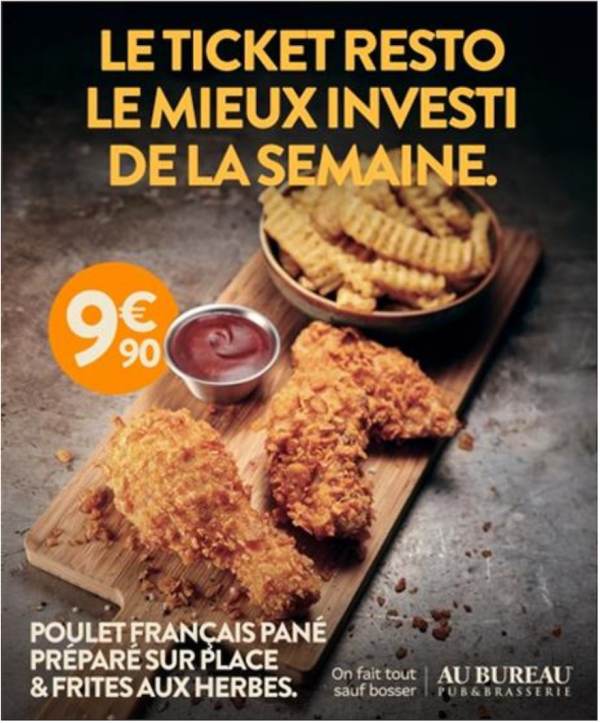 AU BUREAU – Poulet Crunchy : le régal croustillant et abordable