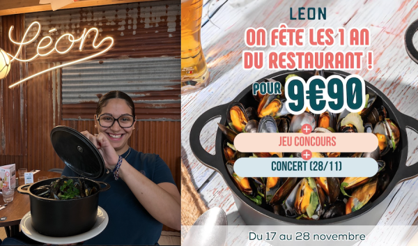 LÉON célèbre son premier anniversaire du 17 au 28 novembre !