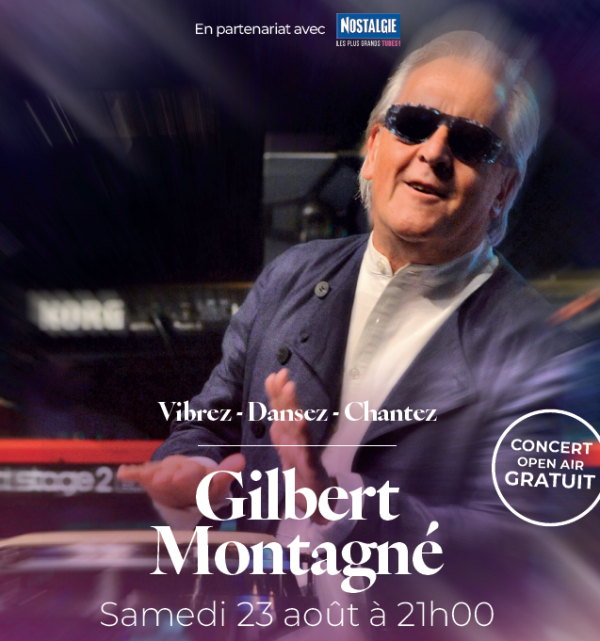 Demain, Gilbert Montagné en concert à Santenay, dans le parc du casino JOA