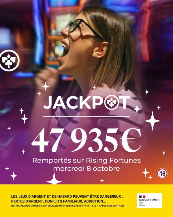La chance sourit au Casino de Santenay !