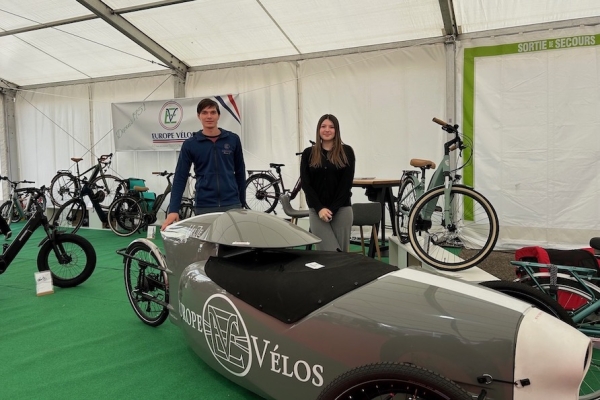 Le stand Europe Vélos à la Foire de Chalon-sur-Saône