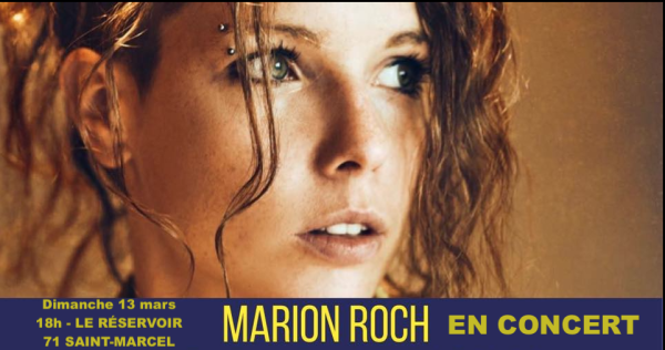 Dimanche : Marion Roch en concert à Saint-Marcel