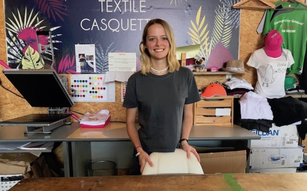 Lison Poulet, 20 ans, désormais dans la vie active chez ‘Pixel Création’