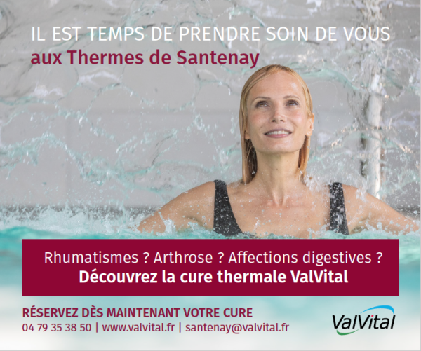 Où se loger pour une cure contre rhumatisme, arthrose, affection digestive ? Les thermes de Valvital Santenay vous informent