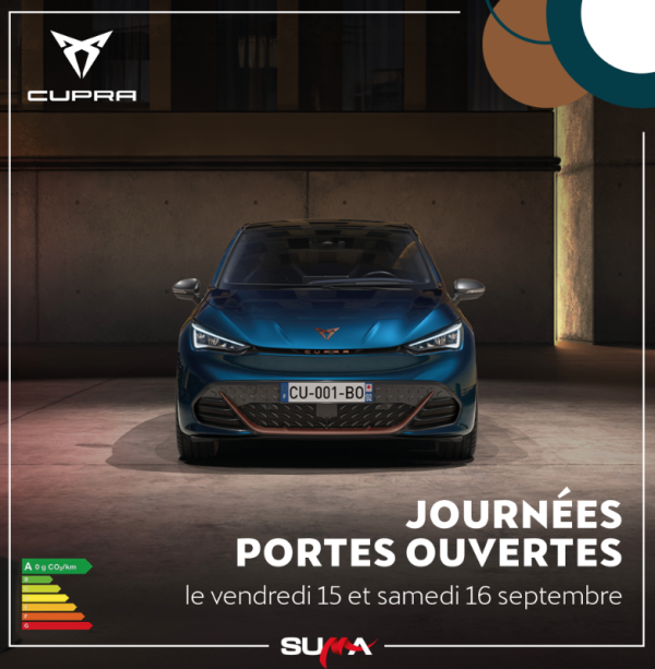 Amateurs de performance et d’innovation, réjouissez-vous ! Les Journées Portes Ouvertes SUMA Cupra sont de retour