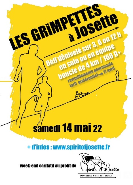 La première édition des « Grimpettes à Josette » se déroulera le 14 mai à Givry