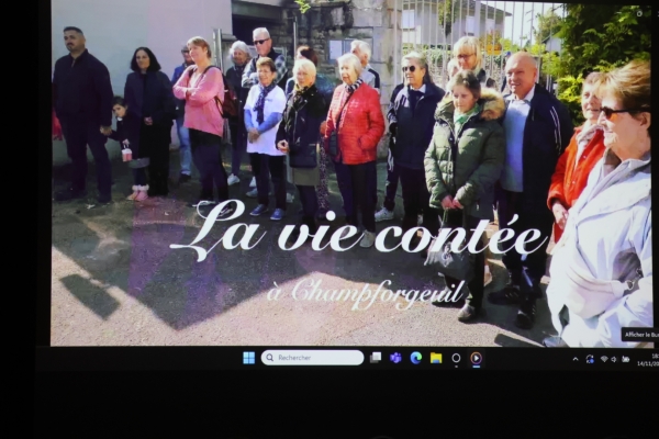 Champforgeuil, la Vie contée, avant-première sur le film !