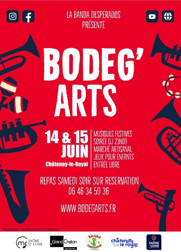 La 5ème édition du Festival Bodeg’Arts revient en force les 14 et 15 juin 2025 !