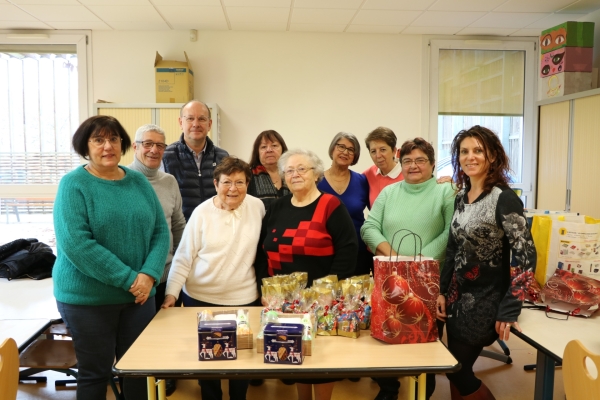 Châtenoy le Royal : Un cadeau de Noël pour les six bénévoles de l’association "Les Libellules". 