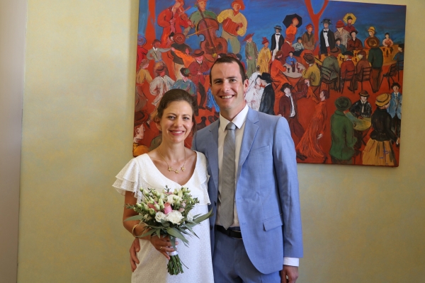 Claire et Cyril se sont dit oui en mairie de Châtenoy le Royal.