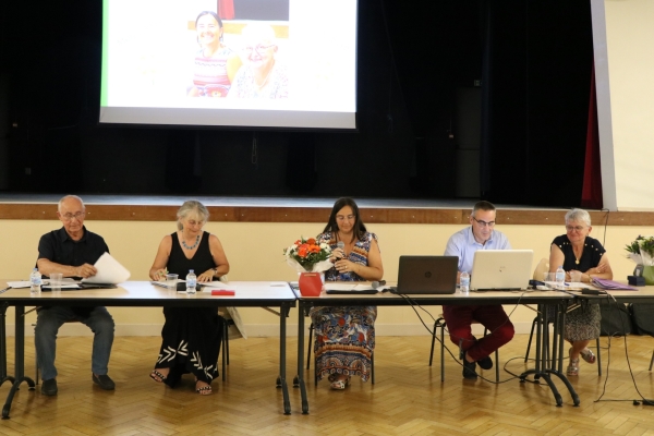 Delphine Peytavi a présidé sa dernière assemblée générale de l’association Multi’Gym, elle a cédé son poste de présidente.