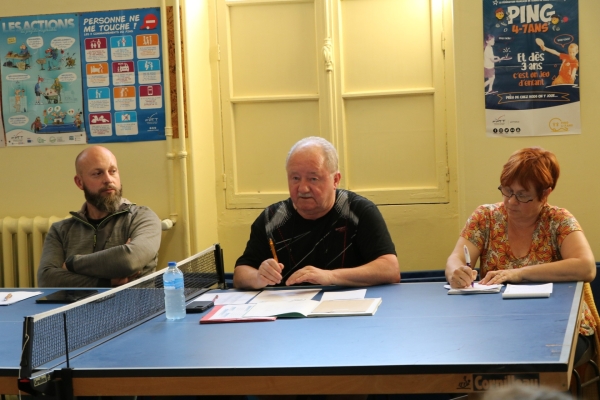 L’ASL Tennis de table de Châtenoy-le-Royal a tenu son assemblée générale.