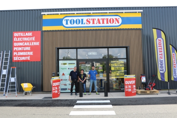 "Toolstation" à Châtenoy le Royal, le distributeur d’outillage et de matériel au service des professionnels et des bricoleurs.