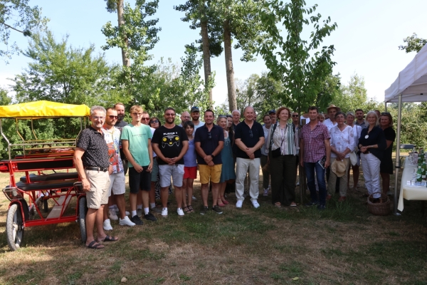 Le jury national du Label Villes et Villages Fleuris en inspection : la commune de Châtenoy le Royal va-t-elle conserver son label 4 fleurs ?