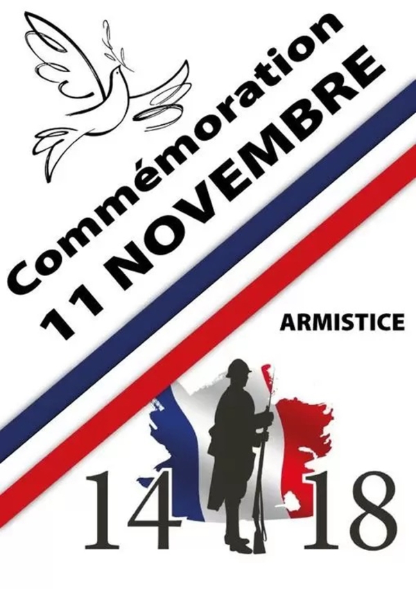 Crissey : Commémoration de l’Armistice de 1918  Cérémonie au Monument Mardi 11 novembre 2025 à 11h45
