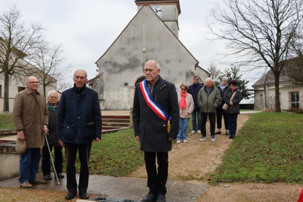 Crissey a rendu hommage aux « Morts pour la France » pendant la Guerre d'Algérie et les combats du Maroc et de la Tunisie.