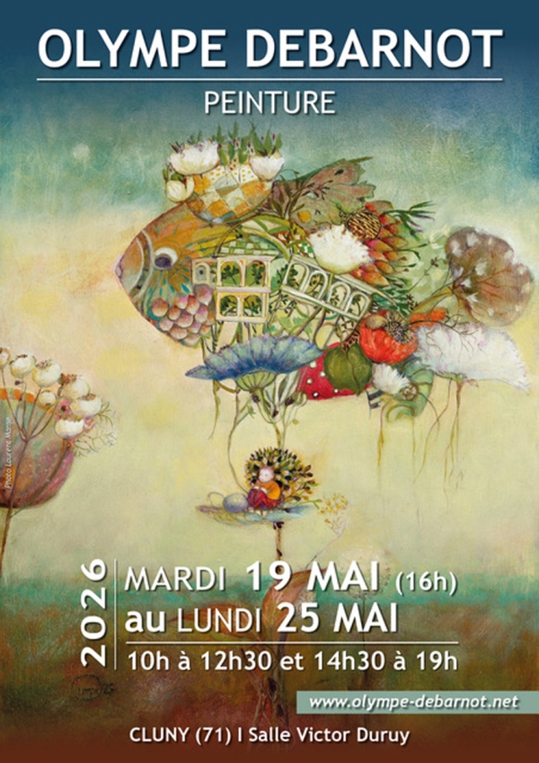 Cluny - EXposition peintures d'Olympe Debarnot