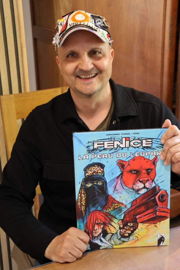 Rencontre avec le peintre et dessinateur de bandes dessinées Virginio Vona.