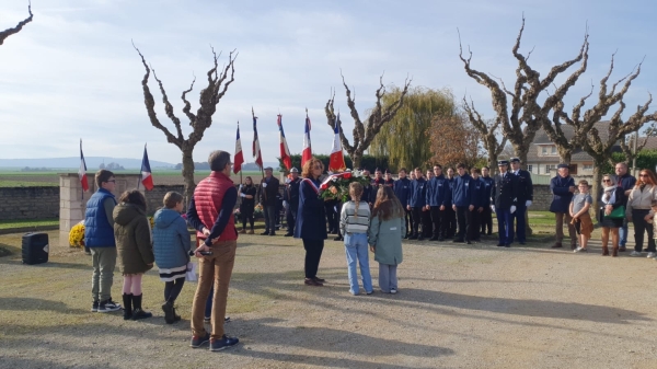 La commune de Fontaines a commémoré l’Armistice du 11 novembre 1918.