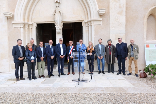 Restauration de l’église St Just de Fontaines, une inauguration des travaux digne d’une grande « dame ».