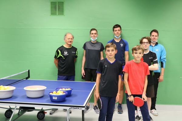 Reprise des cours école du tennis de table de Châtenoy le royal